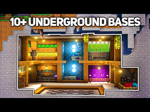 10+ Underground Bases for Survival Minecraft 1.19