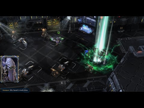 StarCraft 2 Protoss Covert Ops COOP Campaign Mission 1 - The Escape