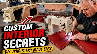     Custom Interior Secrets Pros Never Show You  ( DIY Upholstery )