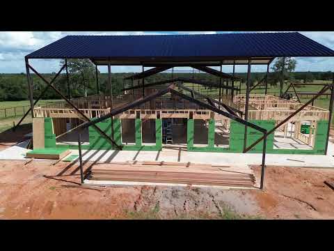 Framing The Interior of A Barndominium