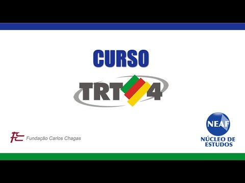 Análise do Edital TRT 4 RS - Curso TRT 4 RS