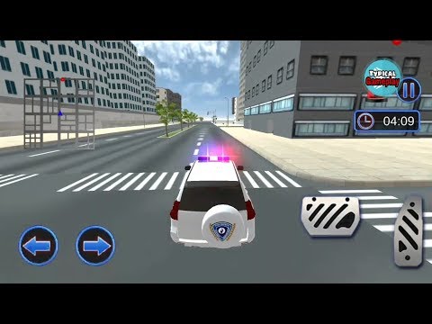 US Police Hummer Car Quad Bike Police Chase Game.(HD) levels 3-4.