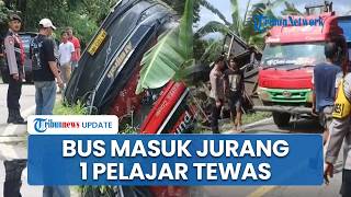 Kronologi Bus Bawa 36 Penumpang Masuk Jurang di Lahat: Sopir Hilang Kendali, 1 Pelajar Tewas