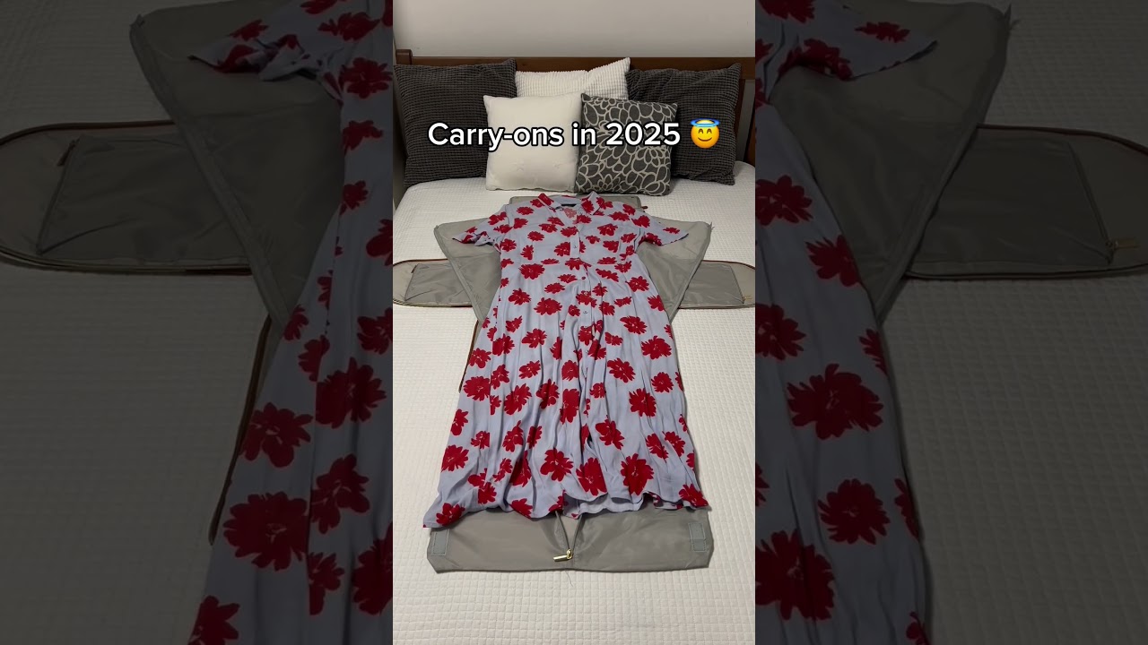 Checked bags 😕 vs. Carry-ons 😇 in 2025 #fashion #travel #airlines