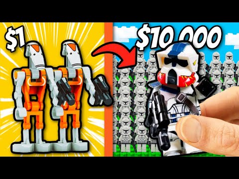 Eine Lego Star Wars Armee aufbauen – von 1 $ bis 10.000 $!