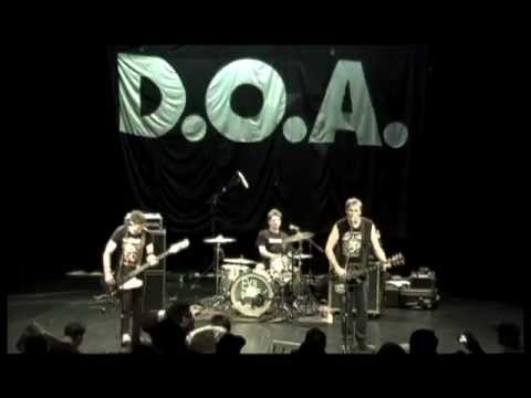 DOA live on Saltspring video dub 2013 (Joe Keithley, Dirty Dan Yaremko, FloorTom Jones)