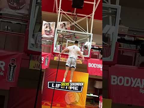 He stays up for 1 second! 🤯