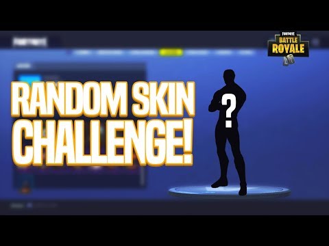 Random Skin Challenge! Fortnite Battle Royale Gameplay!