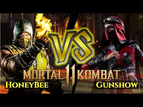 Misery Blade Is So Good! MK11 Stress Test Gameplay! HoneyBee (Scorpion) vs Gunshow (Skarlet)