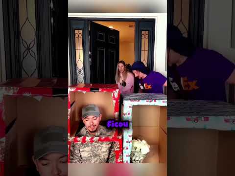 Esse soldado fez uma surpresa para a esposa que não via a 2 anos! 😭❤️