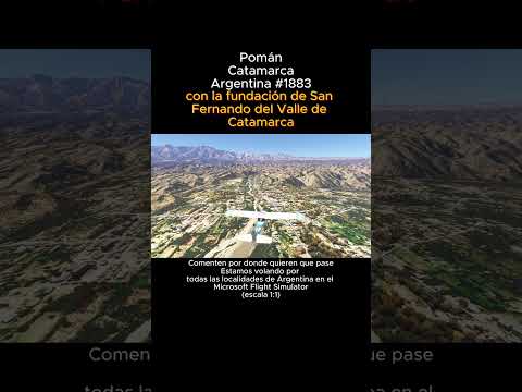 Pomán, Catamarca desde el Microsoft Flight Simulator #Poman #catamarca #argentina #Msfs2024