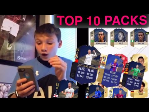 TOP 10 PACKS OF FUT 18!!! /Pacybits 18