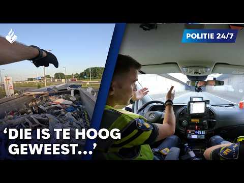 Politie 24/7 | Vrachtwagen negeert hoogtemelding en beschadigt Beneluxtunnel