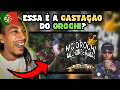 PORTUGUÊS 🇵🇹 reage a OROCHI MC pela PRIMEIRA VEZ 😱 | Compilado MELHORES RIMAS!