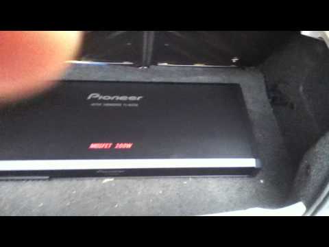 Pioneer žemųjų dažnių garsiakalbis TS-WX70DA video