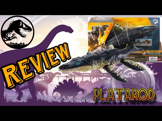 Vídeo relacionado con Mattel Jurassic World Gigantic Trackers Neovenator Dinosaurio de juguete con movimientos de ataque, +4 años, HTK78