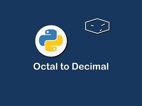 Learn octal to decimal in python - Mind Luster