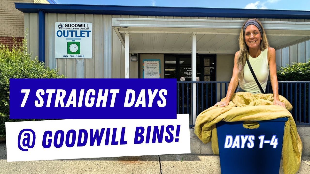 COME THRIFTING At The Goodwill Bins EVERYDAY For A Week! These Finds Are Reselling FAST!