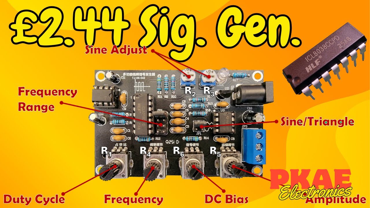ICL8038 Waveform Generator