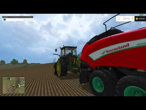 Farm Simulator 2015 mod review of Kverneland green silage Package for square bales V 1 0 LS15d