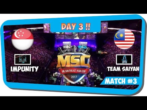 MSC DAY 3 GRAND FINAL: Impunity vs Team Saiyan Match 3 Mobile Legends