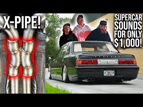 Thumbnail for V12 TOYOTA CENTURY Exhaust UPGRADE! New X PIPE made it sound like a SUPERCAR! by Pipe (car), Supercar, Toyota, Toyota NEW, rall, rally, Toyota Century, Car