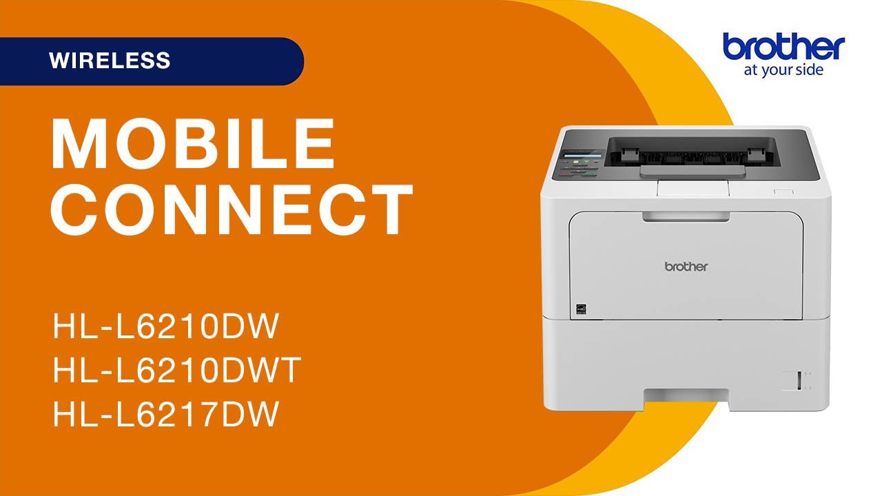 HLL6210DW Connect to a mobile device