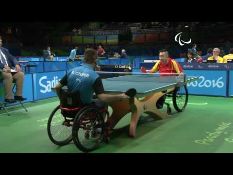 Table Tennis | POL x CHN | Men's Singles - Qualification Class 2 | Rio 2016 Paralympic Games