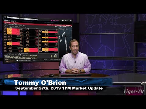 September 27th 2019, 1PM ET Market Update on TFNN