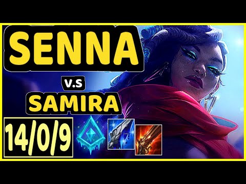 ATTILA (SENNA) vs SAMIRA - 14/0/9 KDA BOTTOM ADC CHALLENGER GAMEPLAY - EUW