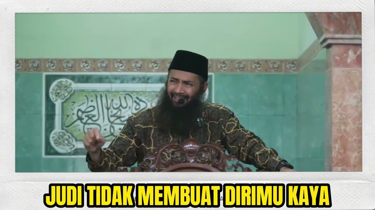 Judi Tidak Membuat Dirimu Kaya - Ust. Syafiq Riza Basalamah