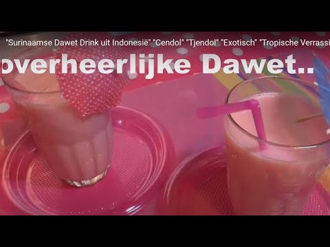 "Surinamese" "Dawet Drink" "from Indonesia" Version Surinam" "Tropical" "Yummy Drinks" [ASMR]
