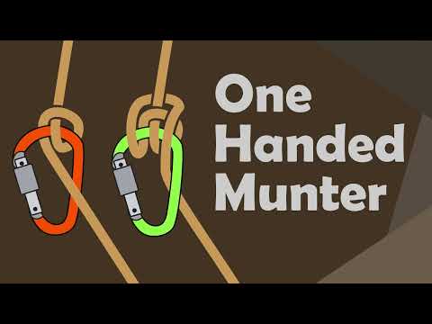 Tie the Munter using a Carabiner