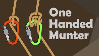 Tie the Munter using a Carabiner