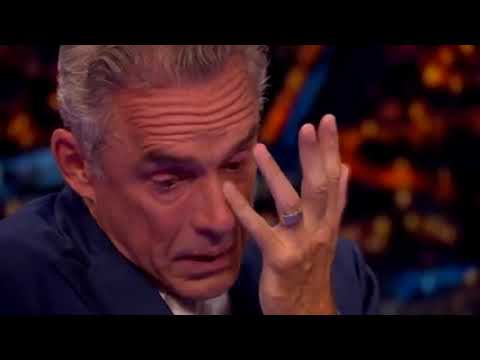 Jordan Peterson breaks down crying after being described as a 'incel hero'.