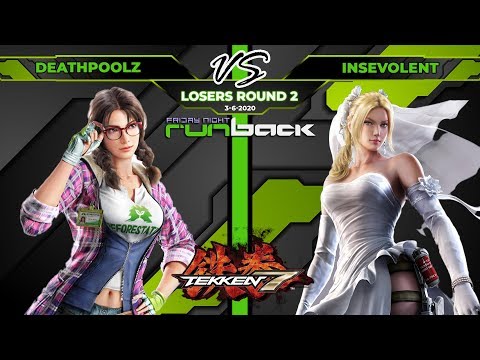 Friday Night Runback #3 - Tekken 7 - Losers R2 - Deathpoolz [Julia] v Insevolent [Nina]