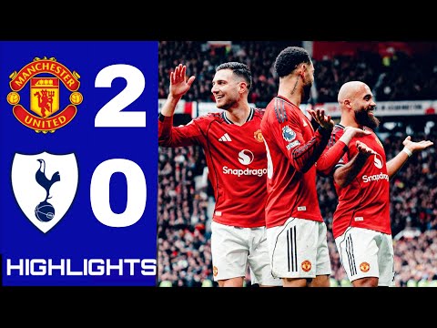 Manchester United vs Tottenham 2-0 Highlights •  Bruno Fernandes & Bryan Mbeumo Goals 