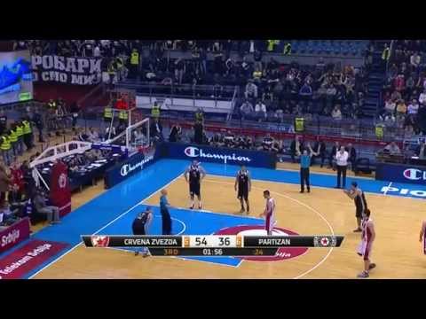 ABA Liga 2014/15, Round 10 match: Crvena zvezda Telekom - Partizan NIS (30.11.2014)