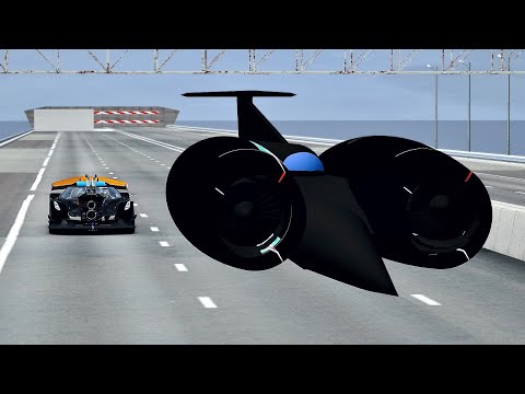 Koenigsegg Dragster Concept vs SSC Thrust - Drag Race 20 KM