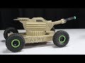 Amazing Tank How To Make A RC Fire Tank From Cardboard DIY Cardboard Tank