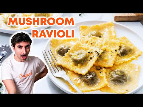 Making MUSHROOM RAVIOLI from Scratch Is Easier Than You Think!