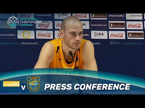 Telenet Oostende v Iberostar Tenerife - Press Conference - Basketball Champions League