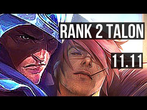 TALON vs SETT (MID) | Rank 2 Talon, 1.6M mastery, 900+ games, 8/2/8 | KR Challenger | v11.11
