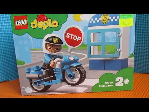 Конструктор LEGO Duplo Town «Полицейский мотоцикл» 10900 / 8 деталей