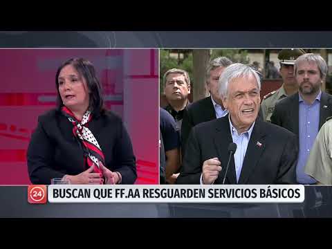 Aravena: El estado de alerta involucraría a militares en el resguardo de infraesctructura crítica