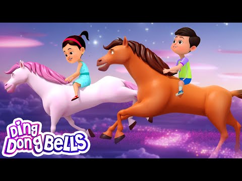 Ek Chhabila Ghoda tha | एक छबीला घोड़ा था | Hindi Rhymes For Kids | Hindi Kavita | Ding Dong Bells
