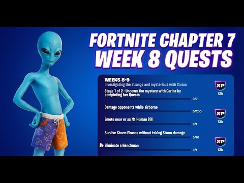 Week 8 Quests Guide - Speedrun to Level Up Fast!