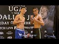 OMAR JUAREZ VS ANGEL HERNANDEZ - FULL WEIGH IN & FACE OFF VIDEO