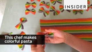 This Seattle-based chef makes colorful pasta using vegetables