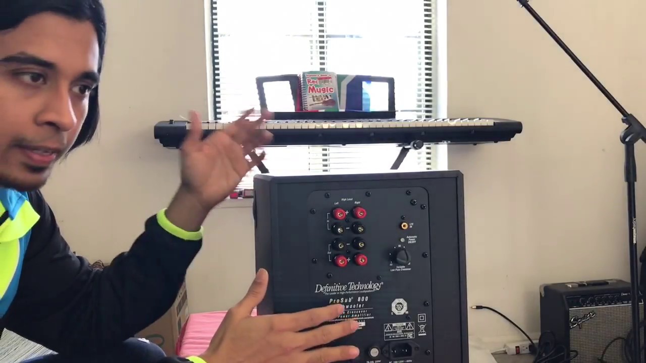 video Loa subwoofer Definitive Technology Prosub 800 chính hãng 0